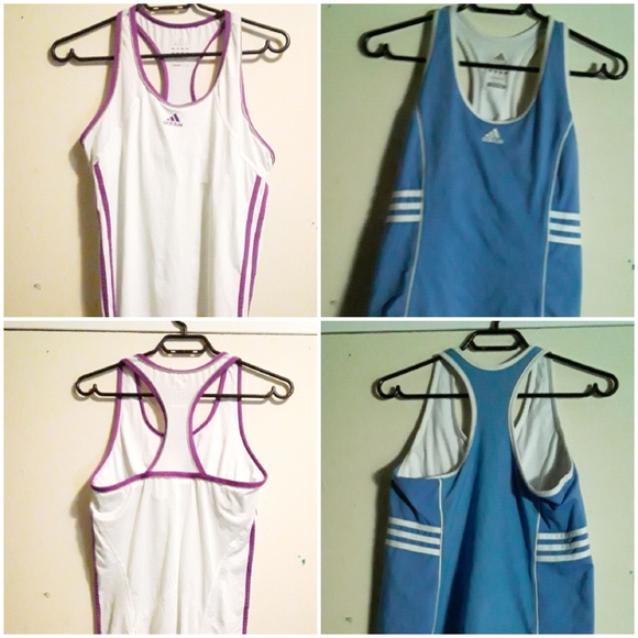 2 Adidas Exercise Tops for Women - Picture 1 of 15